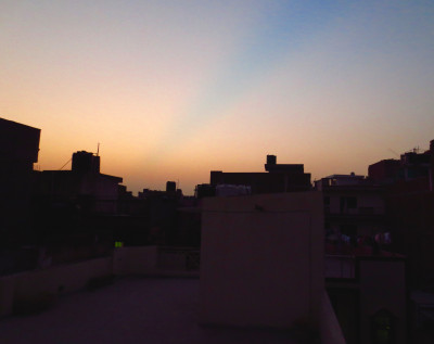 A Night on a Rooftop in Delhi